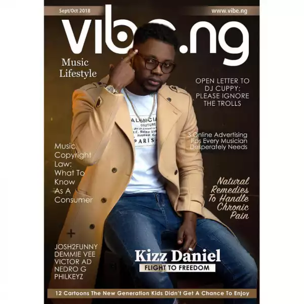 Kizz Daniel Looks Cute In New Photoshoot With Vibesng Magazine